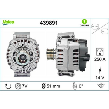 Alternátor VALEO 439891