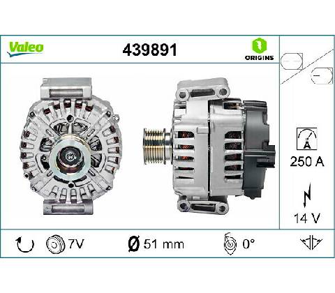 Alternátor VALEO 439891