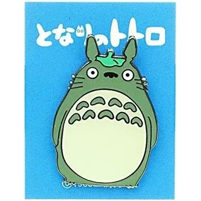 Ghibli připínací odznáček Maison Totoro s lotosvým listem
