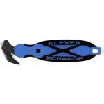 NAVA Klever XChange Safety Knife with Scraper blue