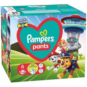 Pampers Пелени гащи Pampers Pants - Paw Patrol, Размер 6, 14-19 kg, 60 броя (1100017436)