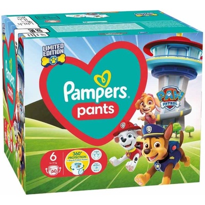 Pampers Пелени гащи Pampers Pants - Paw Patrol, Размер 6, 14-19 kg, 60 броя (1100017436)