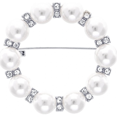 Biju Brož kulatá s perlami 9002057-1