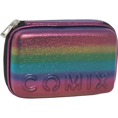 Comix Ученически несесер със съдържание comix rainbow purple 2024