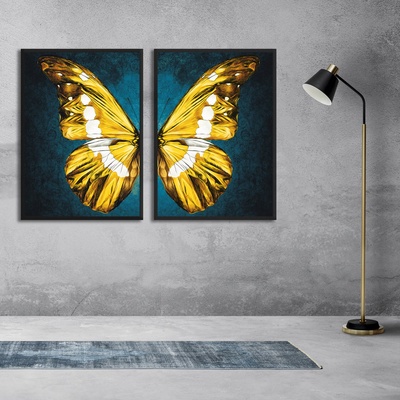 Decono Картини Жълта Пеперуда