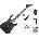 Jackson JS22 Dinky Arch Top AH Standard SET Satin Black Електрическа китара