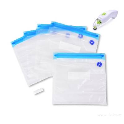Vakuovací zipové sáčky s ventilkem 22x21cm 5ks SYSTEMAT VZDUCHOCUC®