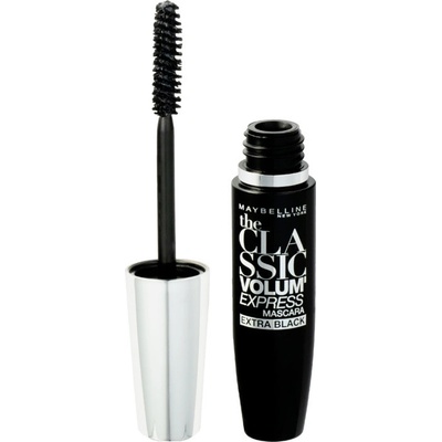 Maybelline Riasenka pre objem Volum` Express Classic Extra Black Mascara Extra Black 10 ml