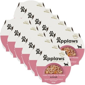 Applaws Котешки тон филе с риба и скариди 12 x 60 г