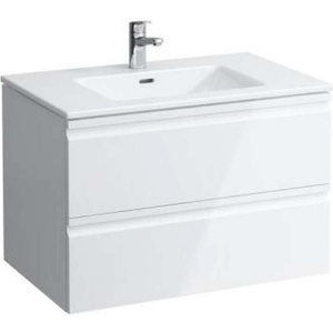 Laufen Pro S - Шкафче с умивалник, 80x50 см, 2 чекмеджета, матово бяло H8619634631041 (H8619634631041)
