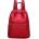 CHARON Дамска Раница Charon Candela, Червена, Различни цветове (ZYBP040-RED)