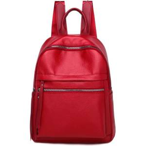 CHARON Дамска Раница Charon Candela, Червена, Различни цветове (ZYBP040-RED)