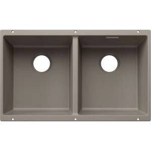 BLANCO Subline 350/350 - Мивка от Silgranit, 76x46 см, цвят „Тартуфо 527833 (527833) Мивка за вграждане