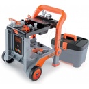 Smoby pracovní vozík Black & Decker Devil Workmate 3v1 s nářadím a 18 doplňky