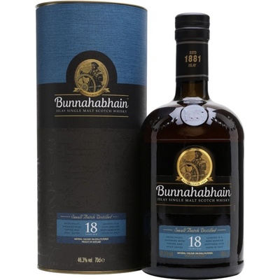 Bunnahabhain 18y 46,3% 0,7 l (tuba)