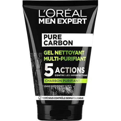 L'Oréal Men Expert Pure Carbon почистващ гел за лице за мъже 100 мл