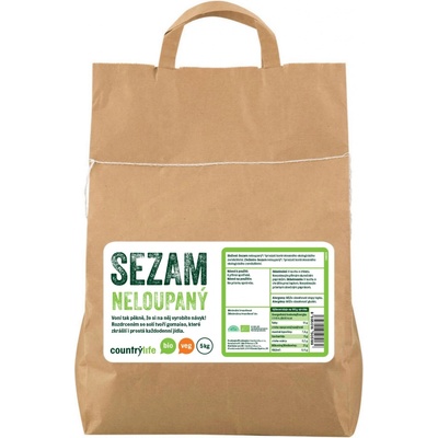 Country Life sezam neloupaný 5000 g