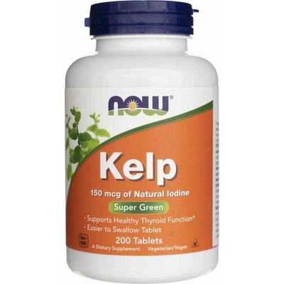 NOW Foods Kelp Jód 150 mcg 200 tablet