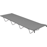 vidaXL Къмпинг легло, 180х60х19 см, плат оксфорд и стомана, сиво (312481)