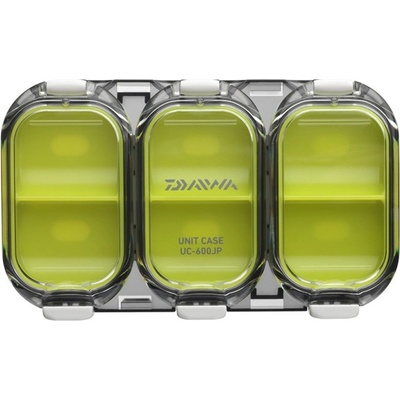 Daiwa Vodotesná Krabička Waterproof Sealed Unit Case 600 Zelená 6 Priehradok