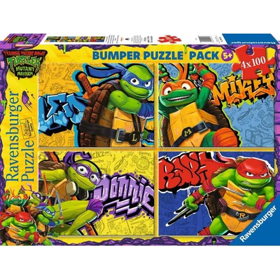 Ravensburger 4x100 korytnačiek Ninja 100 dielov