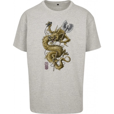 Triko Wu-Wear Dragon Tee šedé