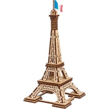 UGears Дървен 3D пъзел Ugears от 50 части - Айфеловата кула, Париж (U-70249 )