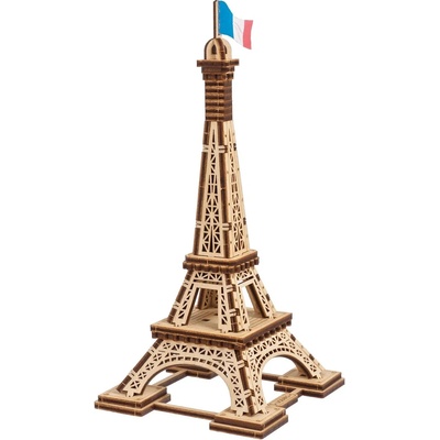 UGears Дървен 3D пъзел Ugears от 50 части - Айфеловата кула, Париж (U-70249 )