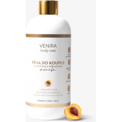 VENIRA pěna do koupele s měšíčkem a heřmánkem meruňka 500 ml