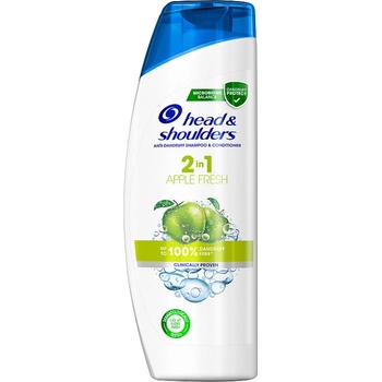 Head & Shoulders 2in1 šampon a balzám proti lupům Apple Fresh 360 ml