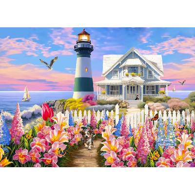 Bluebird Puzzle - Puzzle Heaven By The Ocean - 500 piese
