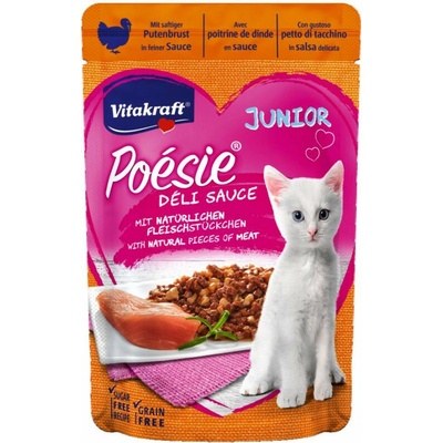 Vitakraft Poésie Délice Junior sauce morčacie turkey 85 g