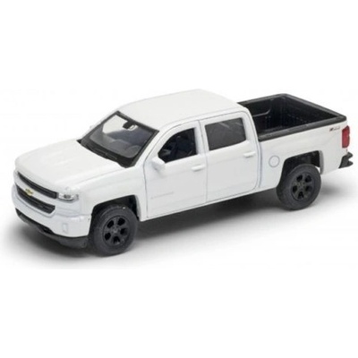 Welly 2017 Chevrolet stříbrná ado Černá 1:34