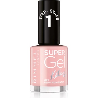 Rimmel Super Gel By Kate гел лак за нокти без използване на UV/LED лампа цвят 021 New Romantic 12ml