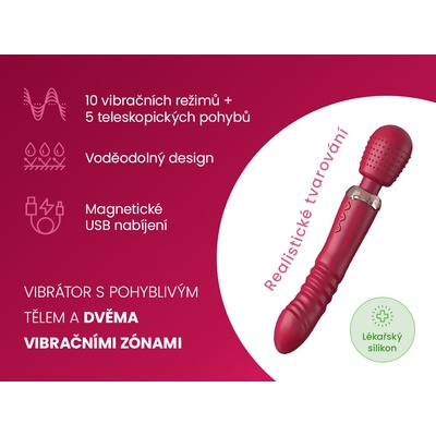 Kvigo Duální teleskopický vibrátor
