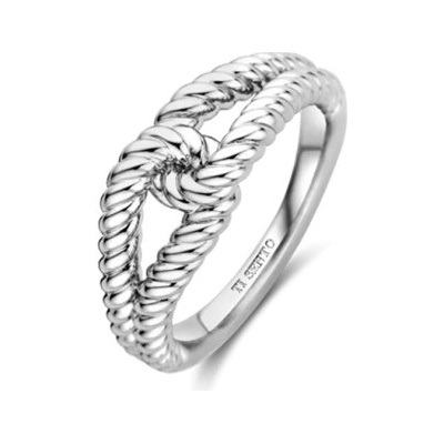 Ti Sento propletený prsten 12323SI