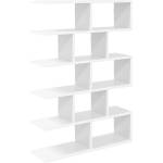 vidaXL Стенен рафт Бяло 70 x 20 x 100 см Инженерна дървесина (8012148)