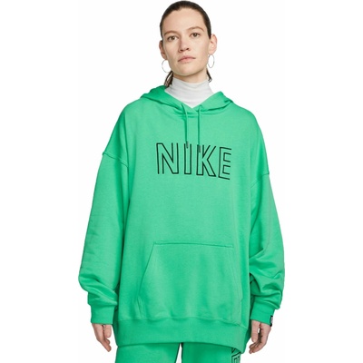 Nike NSW FT OS FLC PO Hoodie SW zelená