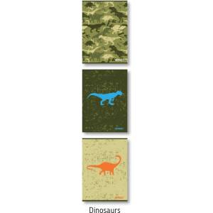 Eurocom Тетрадка Street, А4, ШР, 54л, ВАР (30029-А-DINOSAURS)