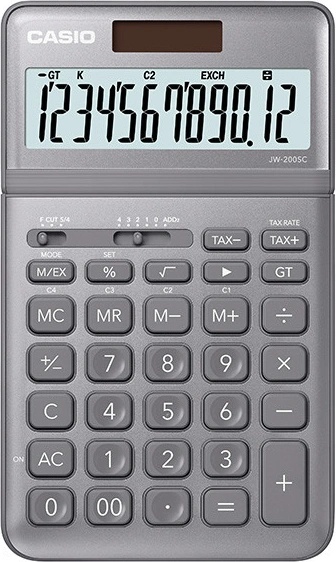 Jw 200sc Gd Casio Basic Calculator Casio JW 200SC Calculator
