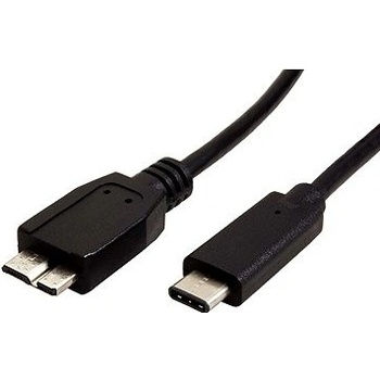 Roline 11.02.9005 USB 3.1 microUSB3.0 B(M) - USB C(M), 0,5m, černý