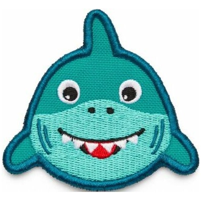 Affenzahn Velcro badge detský odznak na suchý zips shark