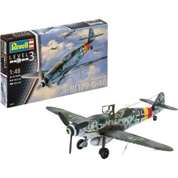 Revell Сглобяем модел Revell Военни: Самолети - Месершмит Bf109 G-2/4 (03829)