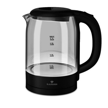 BLAUMANN BL-9006 1, 7L стъклен чайник 2200W черен (BL-9006)