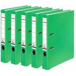 Falken 5x PP-Color plastic folder 5 cm narrow DIN A4 light green - 15047984