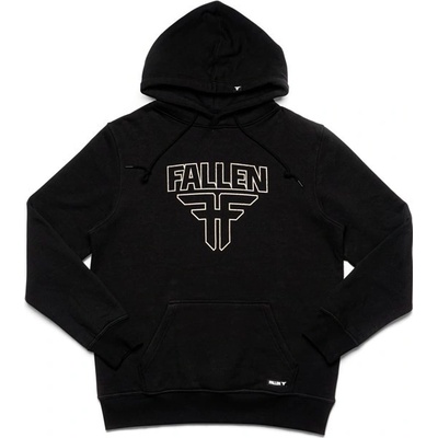 FALLEN mikina Insignia Hoodie Black White