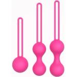 Erospace Комплект силиконови вагинални топчета Sweet Play A12