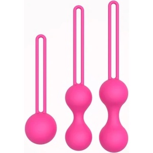 Erospace Комплект силиконови вагинални топчета Sweet Play A12