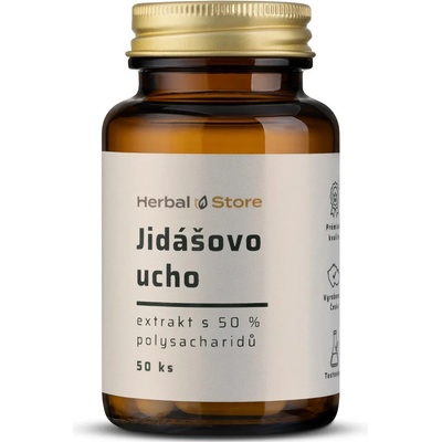 Jidášovo ucho kapsle extrakt s 50% polysacharidů 50 kapslí