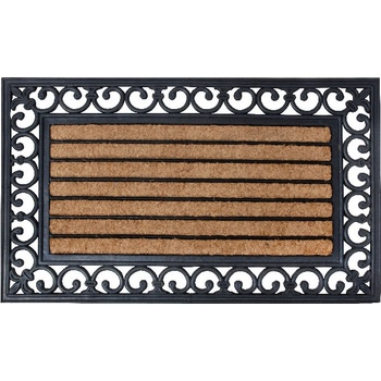 ESSCHERT DESIGN BEST FOR BOOTS s kokosovým vláknem a ornamenty černá 75,5 cm x 45,5 cm